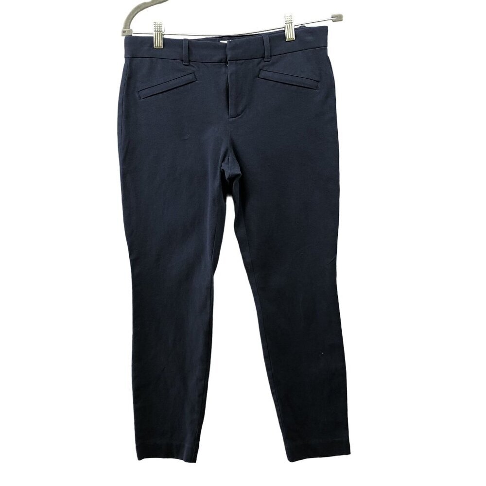 GAP Skinny Ankle Trouser Pants Womens 6R‎ True Indigo Navy Dress Pant Mid Rise